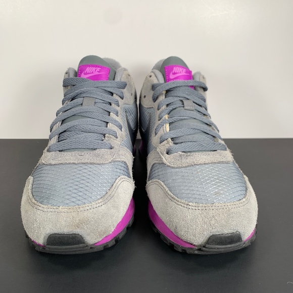 Nike MD Runner 2 Mid Athletic Running Sneakers Gray Purple Womens 8 - Picture 3 of 10